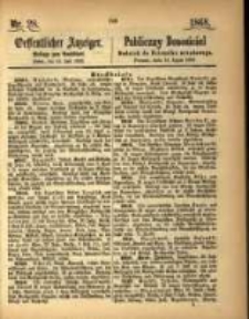 Oeffentlicher Anzeiger. 1868.07.14 Nro.28