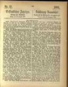 Oeffentlicher Anzeiger. 1868.08.18 Nro.33