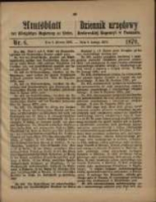Amtsblatt der Königlichen Regierung zu Posen. 1870.02.08 Nro.6