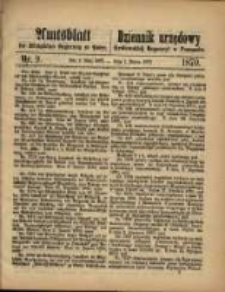 Amtsblatt der Königlichen Regierung zu Posen. 1870.03.01 Nro.9