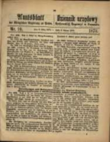 Amtsblatt der Königlichen Regierung zu Posen. 1870.03.08 Nro.10