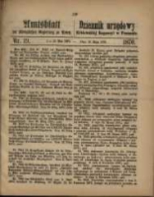 Amtsblatt der Königlichen Regierung zu Posen. 1870.05.10 Nro.19