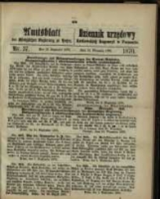 Amtsblatt der Königlichen Regierung zu Posen. 1870.09.13 Nro.37