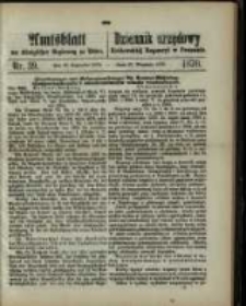 Amtsblatt der Königlichen Regierung zu Posen. 1870.09.27 Nro.39
