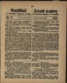 Amtsblatt der Königlichen Regierung zu Posen. 1870.12.20 Nro.51