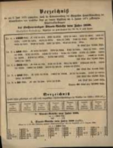 Verzeichniss der am 8. Juni 1870 ... am 2. Januar 1871 der fünfprocentigen Staats=Anleihe vom Jahre 1859