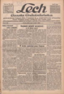 Lech.Gazeta Gnieźnieńska: codzienne pismo polityczne dla wszystkich stan&oacute;w. Dodatki: tygodniowy "Lechita" i powieściowy oraz dwutygodnik "Leszek" 1933.09.01 R.34 Nr200
