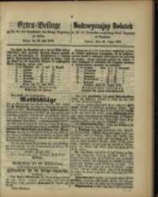 Extra-Beilage zu Nro. 30 des Amtsblatt der Königl. Regierung zu Posen...