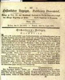 Oeffentlicher Anzeiger. 1835.07.14 Nro.28