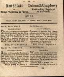 Amtsblatt der Königlichen Regierung zu Posen. 1835.03.17 Nro.11