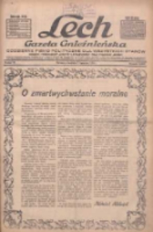 Lech.Gazeta Gnieźnieńska: codzienne pismo polityczne dla wszystkich stan&oacute;w. Dodatki: tygodniowy "Lechita" i powieściowy oraz dwutygodnik "Leszek" 1934.04.01 R.35 Nr75