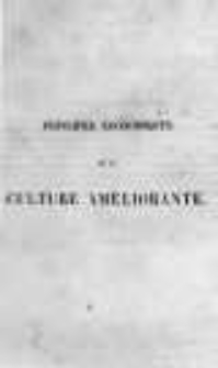 Principes économiques de la culture améliorante