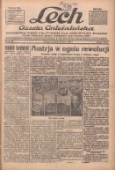 Lech.Gazeta Gnieźnieńska: codzienne pismo polityczne dla wszystkich stan&oacute;w. Dodatki: tygodniowy "Lechita" i powieściowy oraz dwutygodnik "Leszek" 1934.02.15 R.35 Nr36