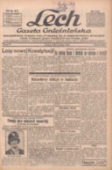 Lech.Gazeta Gnieźnieńska: codzienne pismo polityczne dla wszystkich stan&oacute;w. Dodatki: tygodniowy "Lechita" i powieściowy oraz dwutygodnik "Leszek" 1934.02.21 R.35 Nr41