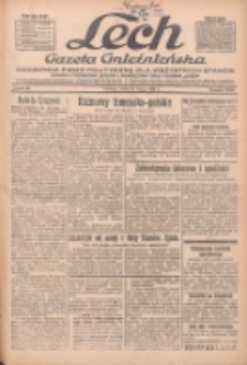 Lech.Gazeta Gnieźnieńska: codzienne pismo polityczne dla wszystkich stan&oacute;w. Dodatki: tygodniowy "Lechita" i powieściowy oraz dwutygodnik "Leszek" 1934.03.21 R.35 Nr65