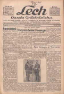 Lech.Gazeta Gnieźnieńska: codzienne pismo polityczne dla wszystkich stan&oacute;w. Dodatki: tygodniowy "Lechita" i powieściowy oraz dwutygodnik "Leszek" 1934.02.22 R.35 Nr42