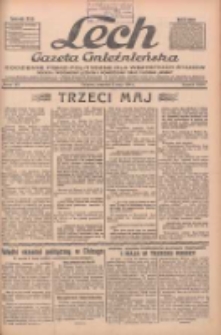 Lech.Gazeta Gnieźnieńska: codzienne pismo polityczne dla wszystkich stan&oacute;w. Dodatki: tygodniowy "Lechita" i powieściowy oraz dwutygodnik "Leszek" 1934.05.03 R.35 Nr101