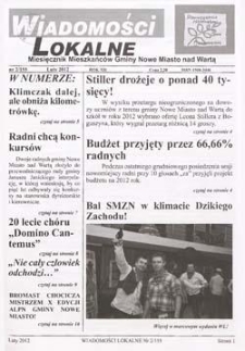 Wiadomości Lokalne 2012 R.12 Nr2(155)
