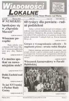 Wiadomości Lokalne 2012 R.12 Nr3(156)