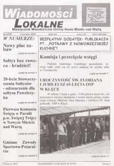 Wiadomości Lokalne 2012 R.12 Nr6(159)