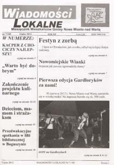 Wiadomości Lokalne 2012 R.12 Nr7(160)