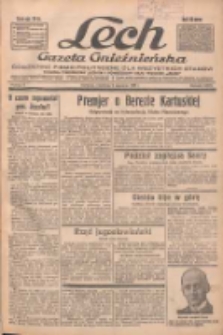 Lech.Gazeta Gnieźnieńska: codzienne pismo polityczne dla wszystkich stan&oacute;w. Dodatki: tygodniowy "Lechita" i powieściowy oraz dwutygodnik "Leszek" 1935.01.06 R.36 Nr5