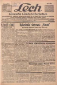 Lech.Gazeta Gnieźnieńska: codzienne pismo polityczne dla wszystkich stan&oacute;w. Dodatki: tygodniowy "Lechita" i powieściowy oraz dwutygodnik "Leszek" 1935.02.15 R.36 Nr38