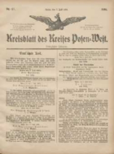 Kreis-Blatt des Kreises Posen-West 1904.07.07 Jg.16 Nr27