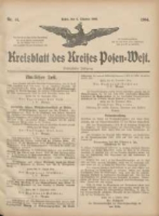 Kreis-Blatt des Kreises Posen-West 1904.10.06 Jg.16 Nr41