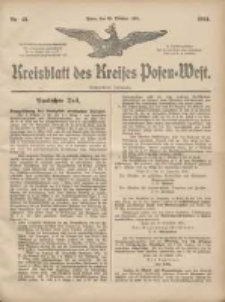 Kreis-Blatt des Kreises Posen-West 1904.10.20 Jg.16 Nr43