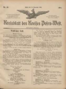 Kreis-Blatt des Kreises Posen-West 1904.11.10 Jg.16 Nr46