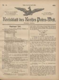 Kreisblatt des Kreises Posen-West 1905.04.20 Jg.17 Nr16