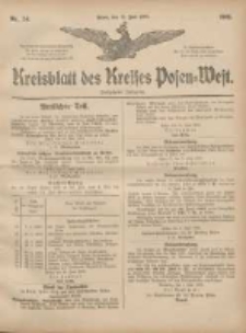 Kreisblatt des Kreises Posen-West 1905.06.15 Jg.17 Nr24