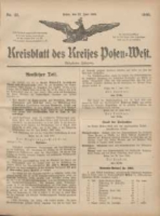 Kreisblatt des Kreises Posen-West 1905.06.22 Jg.17 Nr25