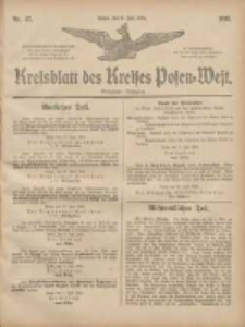 Kreisblatt des Kreises Posen-West 1905.07.06 Jg.17 Nr27