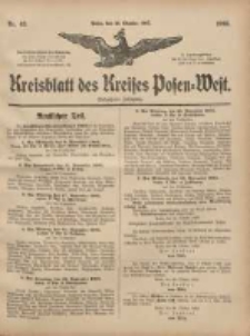 Kreisblatt des Kreises Posen-West 1905.10.26 Jg.17 Nr43