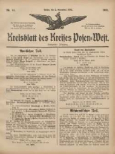 Kreisblatt des Kreises Posen-West 1905.11.02 Jg.17 Nr44