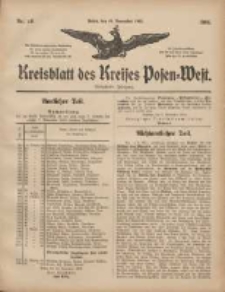Kreisblatt des Kreises Posen-West 1905.11.16 Jg.17 Nr46