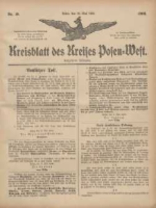 Kreisblatt des Kreises Posen-West 1906.05.10 Jg.18 Nr19