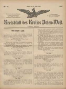 Kreisblatt des Kreises Posen-West 1906.06.21 Jg.18 Nr25