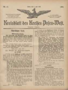 Kreisblatt des Kreises Posen-West 1906.07.05 Jg.18 Nr27