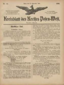 Kreisblatt des Kreises Posen-West 1906.09.27 Jg.18 Nr39