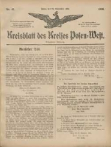 Kreisblatt des Kreises Posen-West 1906.11.22 Jg.18 Nr47