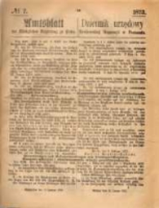 Amtsblatt der Königlichen Regierung zu Posen. 1873.02.13 Nro.7