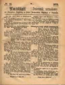 Amtsblatt der Königlichen Regierung zu Posen. 1873.03.20 Nro.12