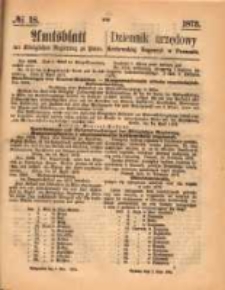 Amtsblatt der Königlichen Regierung zu Posen. 1873.05.01 Nro.18