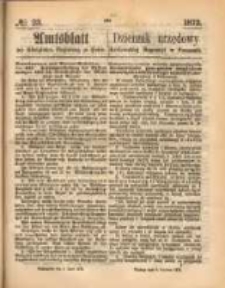 Amtsblatt der Königlichen Regierung zu Posen. 1873.06.05 Nro.23