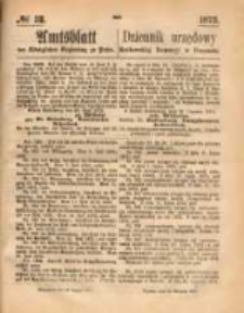 Amtsblatt der Königlichen Regierung zu Posen. 1873.08.14 Nro.33