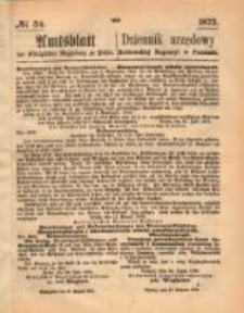 Amtsblatt der Königlichen Regierung zu Posen. 1873.08.21 Nro.34