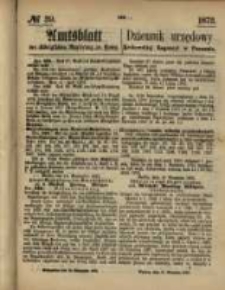 Amtsblatt der Königlichen Regierung zu Posen. 1873.09.25 Nro.39